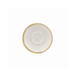 Stonecast White Espresso Saucer 4.5 inch
