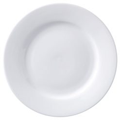 Superwhite Winged Plate 23cm