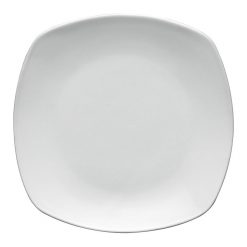 Superwhite Plate Square 25cm 10 inch
