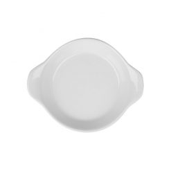 Superwhite Round Eared Dish 18cm