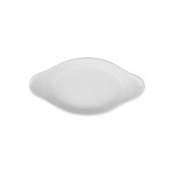 Superwhite Oval Eared Dish 25cm