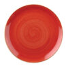 Stonecast Berry Red Coupe Plate 11 inch