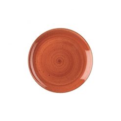 Stonecast Spiced Orange Coupe Plate 21.7cm