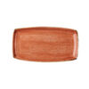Stonecast Spiced Orange Oblong Plate 35cm