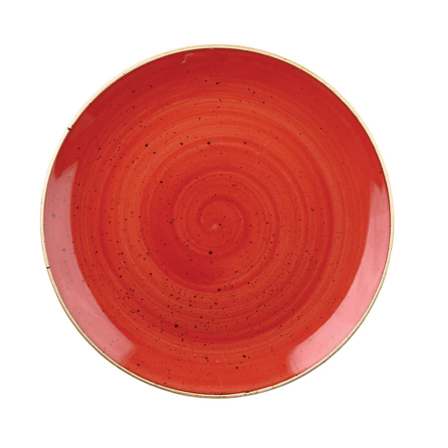 Stonecast Berry Red Coupe Bowl 9 inch 1 Stonecast Berry Red Coupe Bowl 9 inch