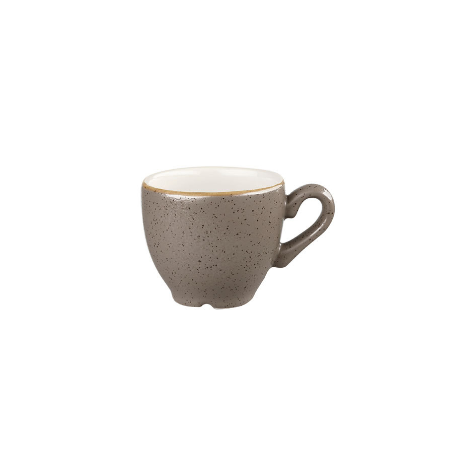 Stonecast Peppercorn Grey Espresso Cup 3oz 1 Stonecast Peppercorn Grey Espresso Cup 3oz