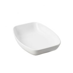 Club Rectangular Side Dish 19cm White