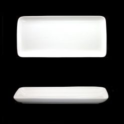 Crème Matisse Oblong Plate 35.5cm x 16.5cm