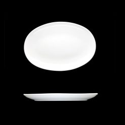 Crème Renoir Oval Coupe Plate 10 1/4 inch 26cm