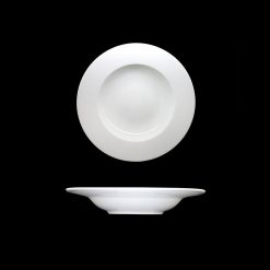 Crème Cézanne Rim Soup Bowl 9 inch 23cm