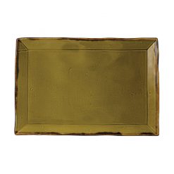 Harvest Rectangular Tray Green 11 1/4 x 7 1/2 inch