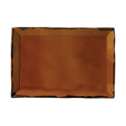Harvest Rectangular Tray Brown 11 1/4 x 7 1/2 inch