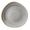 Stonecast Grey Organic Round Plate 11inch