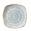Studio Prints Stone Grey Square Plate 10inch