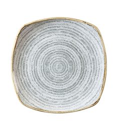 Studio Prints Stone Grey Square Plate 8inch