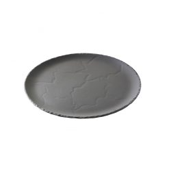 Basalt Plate Round Slate Effect 32cm