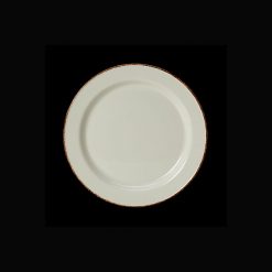 Brown Dapple Plate Slimline 20.25cm (8inch)