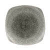 Raku Quartz Black Square Plate 10 Inch