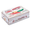 Retro Chilli Box 9 x 6.25inch 23 x 16cm H:7cm