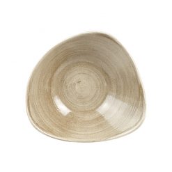 Patina Antique Taupe Triangle Bowl 9.25 inch