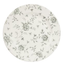 Rose Chintz Grey Grey Rose Chintz Plate 12 inch