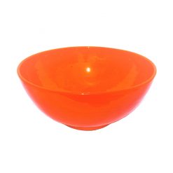 Colourful Terracotta Deep Round 19cm Bowl Tangerine