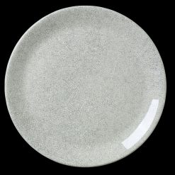 Steelite Ink Crackle Coupe Plate Grey 20.25cm