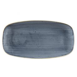 Stonecast Blueberry Oblong Chefs Plate No. 3