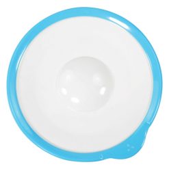 Omni White Saucer with Blue Rim 140x130x18mm