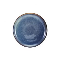 Terra Porcelain Aqua Blue Coupe Plate 19cm