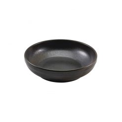 Terra Porcelain Black Coupe Bowl 20 Cm