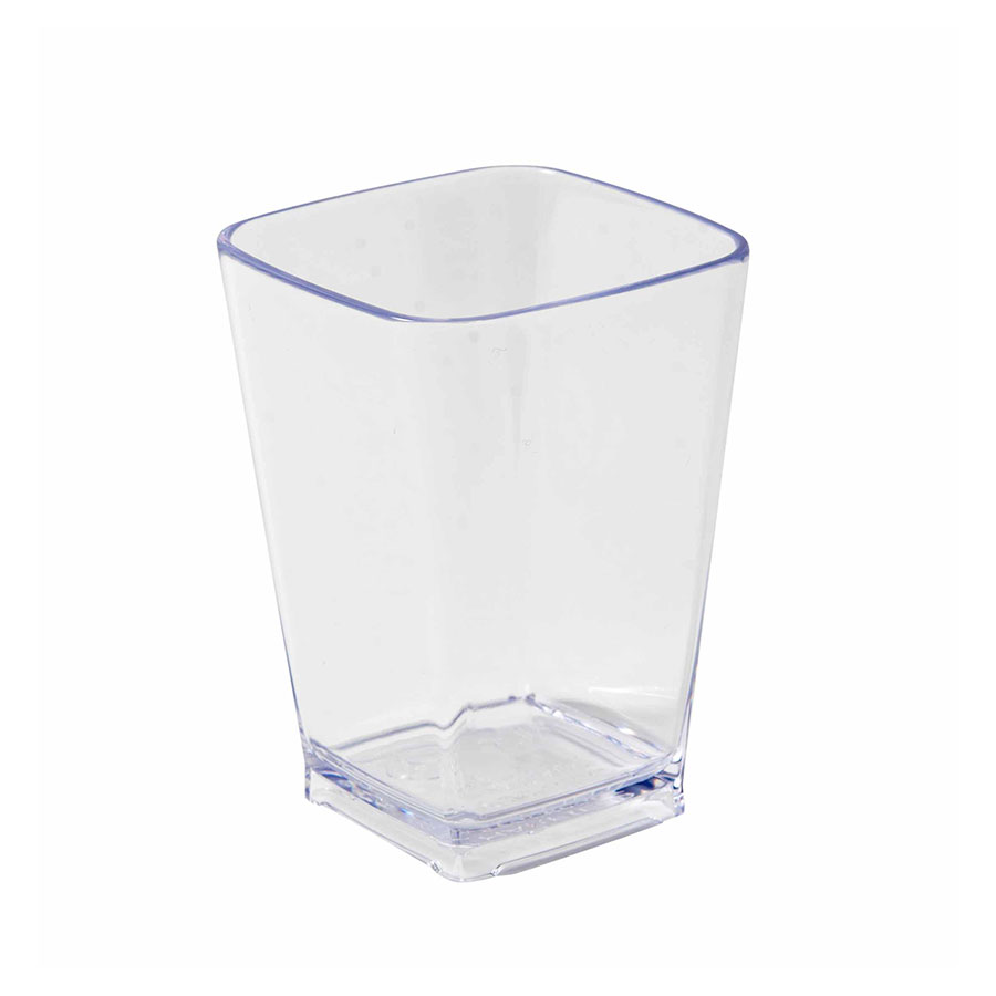 Oblong Polycarbonate Pot 200ml Clear 1 Oblong Polycarbonate Pot 200ml Clear