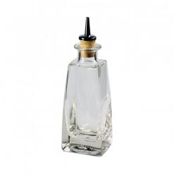 Dash Bottle Square With Cork Stopper