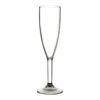 Diamond Champagne Glass 7oz Lined 125ml Poly