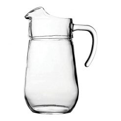 Bolero Glass Jug 2 1/8pt Ice Lipped