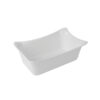 Fleur Crock Melamine White 1/4 Size Gastronorm
