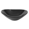 Bowl Black Polycarbonate Ellipse 25x23x6.5cm