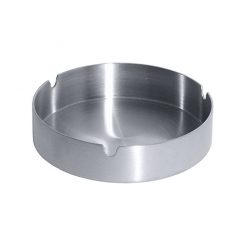 Ashtray Stainless Steel 10cm Dia