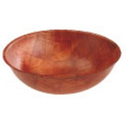 Bowl Brown Wooden Round 30cm