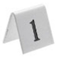 Tent Table Numbers Black On White 1 To 25 5x5cm