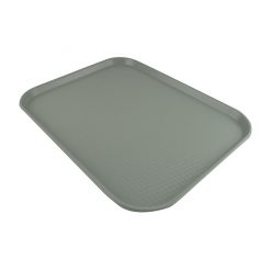 Tray Cafeteria Grey Oblong Poly 46 x 36cm