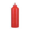 Sauce Bottle Red Plastic 100cl