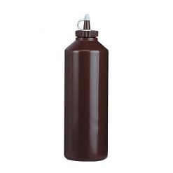 Sauce Bottle Brown Plastic 100cl