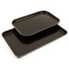 Tray Black Resin Oblong 45.1 x 29.2 x 2.5cm