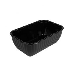 Crock Black Oblong 26.2x17.1cm 2.3kg