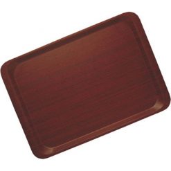 Laminated Mahogany Tray Fast Food 38 x 27cm