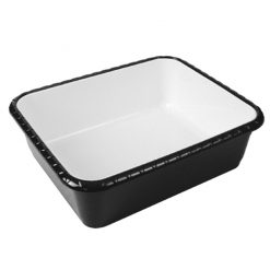 Azteca Gastronorm Dish Black/White 1/2 100mm