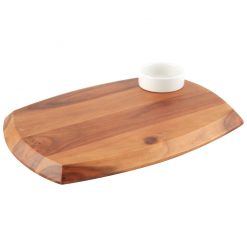 Classic Athena Serving Board 1 Sauce Bowls