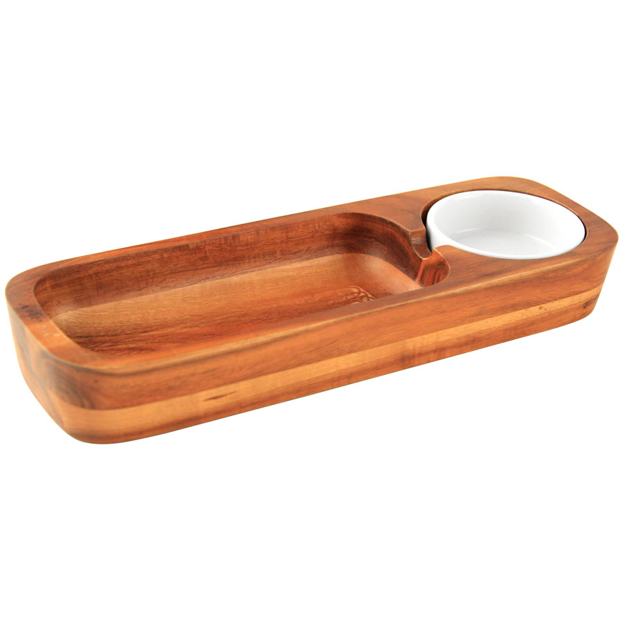 Classic Athena Serving Board 1 Sauce Bowls 1 Classic Athena Serving Board 1 Sauce Bowls
