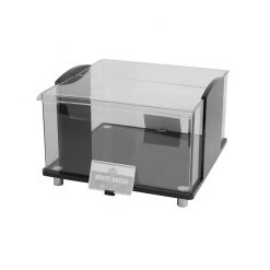 Bread Display Box Acrylic Black